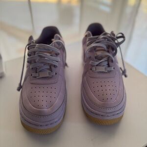 Nike Purple Sneakers Air Force 1 Style